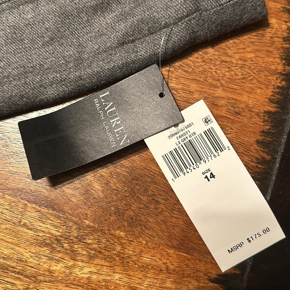 Lauren Ralph Lauren wool mix trousers NWTs size14 - Picture 5 of 11